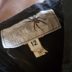 RARE sarah whitworth 80's vintage goth dress
